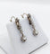 Boucles d'oreilles Dormeuses art deco or blanc 18k platine et diamants taille ancienne (circa 1930) 58 Facettes A05475