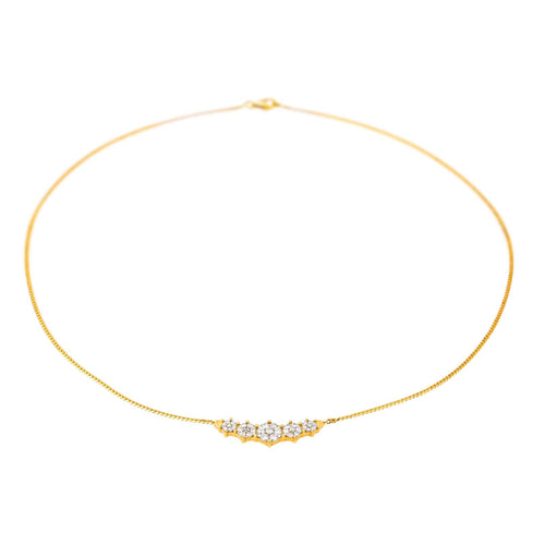 Collier Collier Or jaune Diamant 58 Facettes 4196418CN