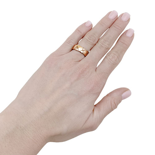 Bague 52 Bague Chanel, "Coco Crush", or rose. 58 Facettes 35197