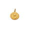Pendentif Médaille double face Vierge & Jésus en or 18K 58 Facettes