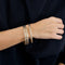 Bracelet Bracelets or jaune et blanc diamantés 58 Facettes LP814/2