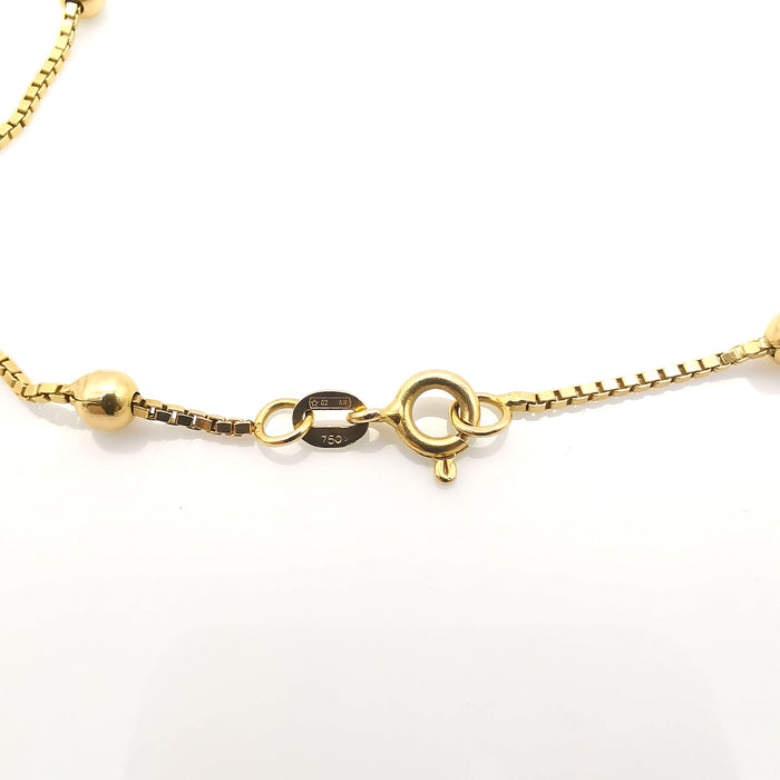 Yellow gold necklace