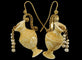 Boucles d'oreilles Boucles d'oreilles antiques en or sculptées en ivoire 58 Facettes 7602