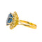 Bague 56 Bague  Pompadour Or jaune Topaze, Diamant 58 Facettes 4007997CN