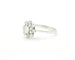 Bague Bague en or blanc sertie d'un diamant central de 0,56 carat sur le pourtour. 58 Facettes 13024