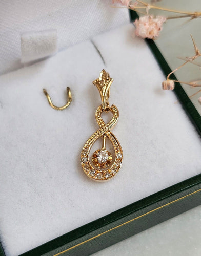 Pendentif Pendentif Diamants or rose 58 Facettes 643