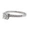 Bague 52 Bague Solitaire Or blanc Diamant 58 Facettes 578747RV