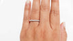 Bague 58 Alliance en or blanc et diamants 0,90ct 58 Facettes 30707