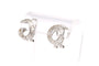 Boucles d'oreilles Boucles d'oreilles en or blanc serties de diamants 58 Facettes 22221