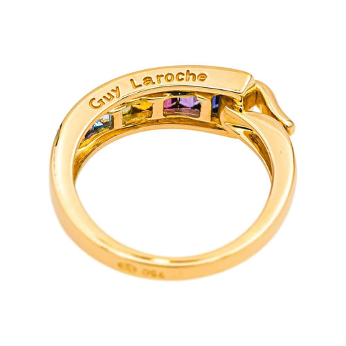 Bague 52 Guy Laroche Bague  Or jaune Améthyste, Citrine, Topaze 58 Facettes 4804965CN