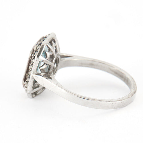 Bague Bague Argent Marcassites 58 Facettes