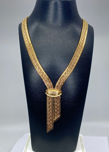 Collier Collier cravate en or jaune 58 Facettes AB600