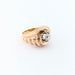 Bague 53 Bague en or rose et diamant 58 Facettes 30715