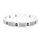 Bracelet Bracelet Cartier, "Love", or blanc et diamants. 58 Facettes 35238
