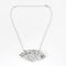 Collier Collier Dentelle or blanc et diamants 58 Facettes LP21/17