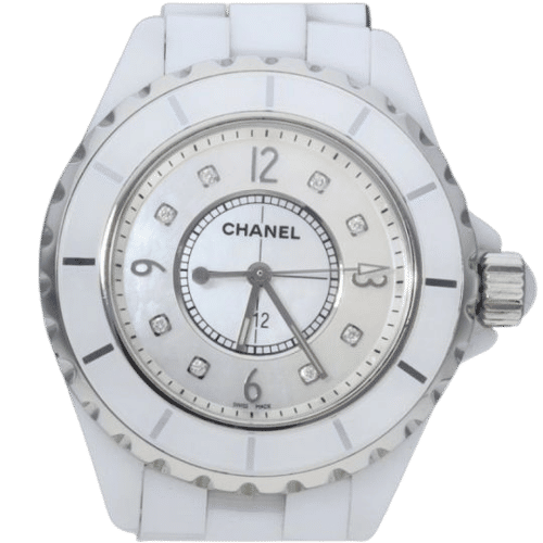 Montre Chanel Montre J12 29Mm Nacre Quartz 58 Facettes MT44571
