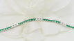 Bracelet 18cm Bracelet émeraudes et diamants 58 Facettes 32238