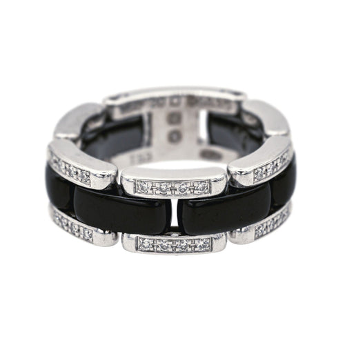Bague 53 Chanel Bague Ultra Or blanc Céramique, Diamant 58 Facettes 4109879CN