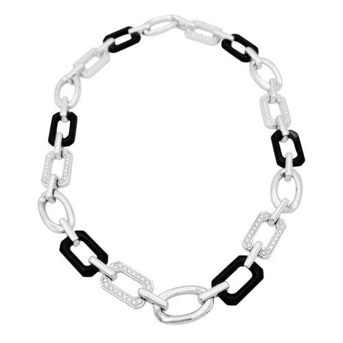 Collier Collier Chanel, « Première Onyx », onyx, diamants, or blanc. 58 Facettes 35049