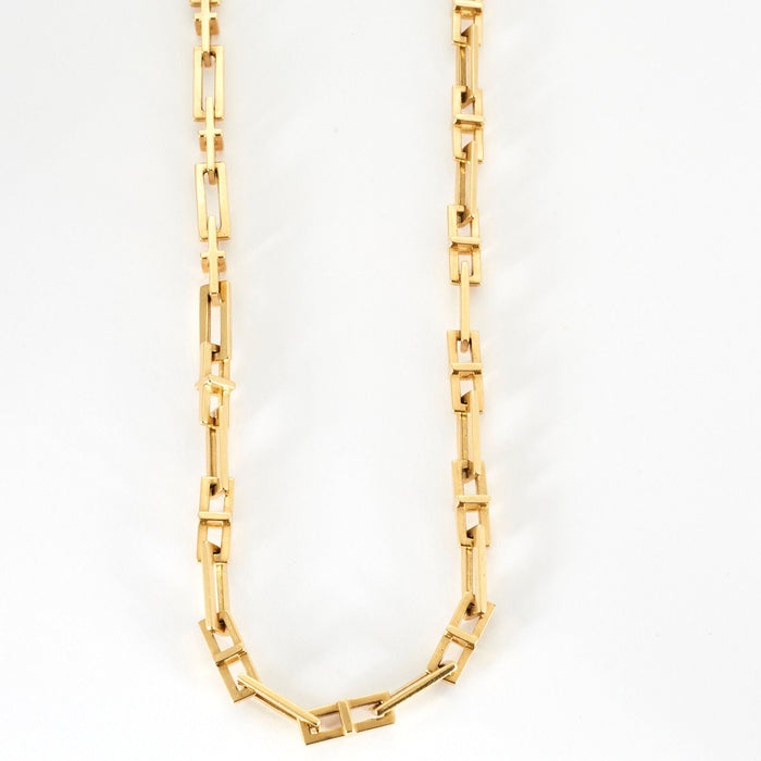 HERMES – Rare long necklace in yellow gold