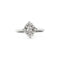 Bague Bague en or blanc en forme de losange sertie de diamants de 0,20 carat 58 Facettes 17362