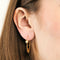 Boucles d'oreilles Paire de créole savoyarde, fin XIXéme, or jaune 58 Facettes