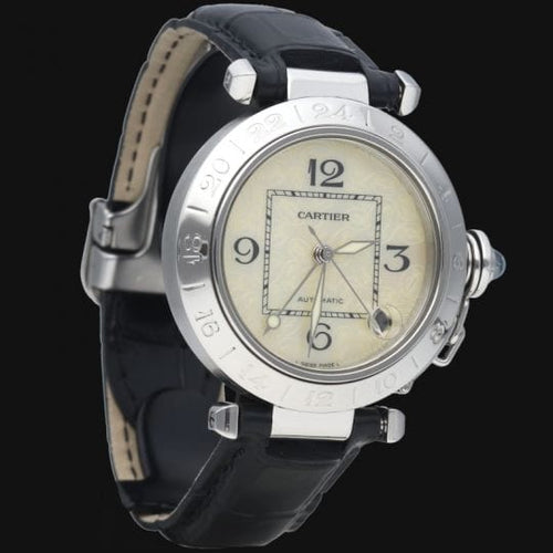 Montre Cartier Montre Pasha Gmt 58 Facettes MT41492