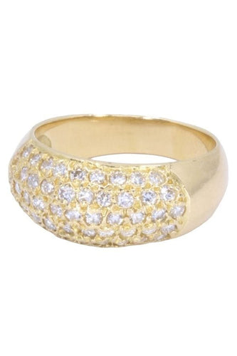 Bague 57 BAGUE JONC PAVAGE DIAMANTS 58 Facettes 082931