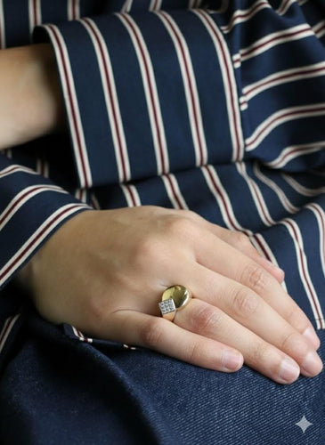 Bague 50 FRED Bague bicolore diamants 58 Facettes 1216.5