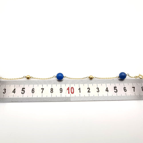 Bracelet Bracelet or jaune perles 58 Facettes