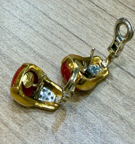 Boucles d'oreilles Boucles d’oreilles vintages signées André Col 58 Facettes