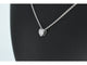 Pendentif Pendentif en or blanc avec un diamant taille brillant en forme de coeur 58 Facettes 2095