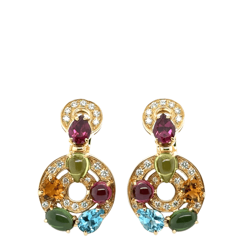 Boucles d'oreilles BULGARI - Boucles D’oreilles Collection Astrale - Or jaune 58 Facettes 1.0000848/3