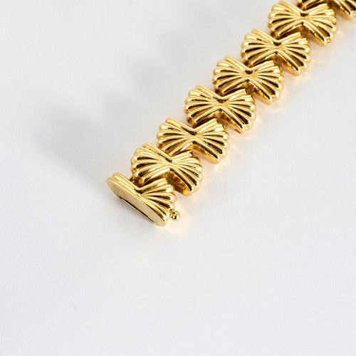 Bracelet Bracelet or jaune motif noeuds 58 Facettes PAL3001