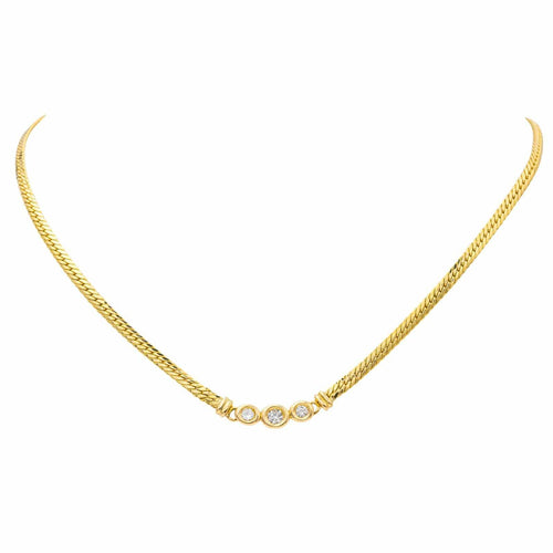 Collier Collier Trilogie Or jaune Diamant 58 Facettes 2600685CN