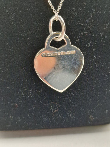 Collier Tiffany&Co. - Pendentif cœur et chaîne en argent sterling 58 Facettes