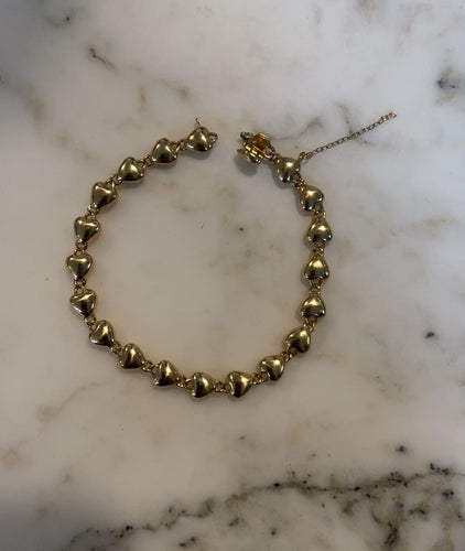 Bracelet Cartier - Bracelet Coeur en Or Jaune 58 Facettes