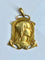 Pendentif Médaille de la Vierge en or jaune signée DROPSY 58 Facettes AB316