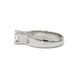 Bague 52 Solitaire or blanc 1,05 ct H VS1 58 Facettes 240017R