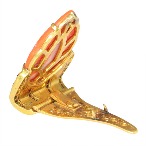 Broche L'élégance redéfinie : une broche Art déco belge inspirée du japonisme 58 Facettes 10015-4334