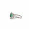 Bague 48 Bague Vintage Or blanc - Emeraude et Diamants 58 Facettes 1.0001674/1