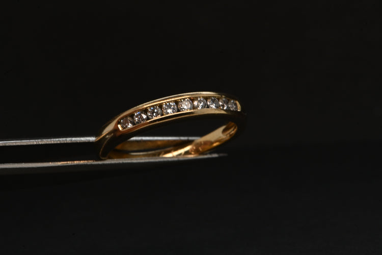 Bague 49 Bague Diamant Or Jaune 58 Facettes