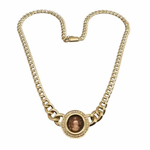 Collier Collier en or jaune et diamants 58 Facettes