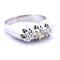 Bague 60 Bague trilogie en or blanc avec diamants 58 Facettes
