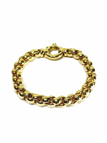 Bracelet Bracelet or jaune et saphir 58 Facettes