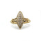 Bague 54 Bague marquise or jaune 750 et diamants 58 Facettes 1331