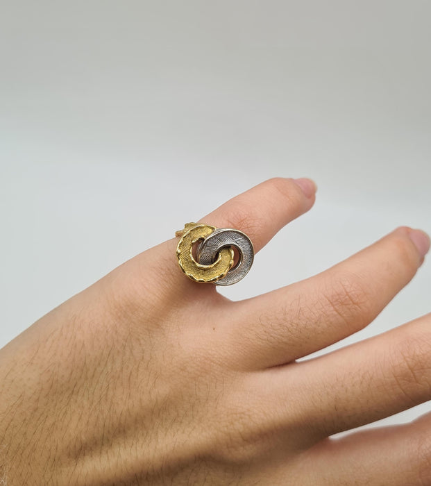 Mauboussin - Anillo de oro amarillo y blanco de 18 quilates.