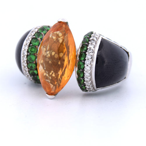 Bague 55 bague en or blanc 58 Facettes