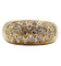 Bague 52.5 Bague jonc bombée or jaune 18k pavé 0,65 carats de diamants taille brillant 58 Facettes A04886