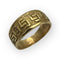 Bague 59 Bague grecque en or jaune 58 Facettes 149053861